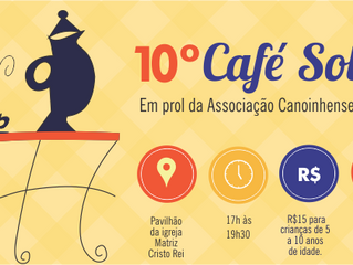10º Café Solidário acontece nesse final de semana
