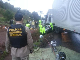 DUAS PESSOAS MORREM EM ACIDENTE NA BR-116