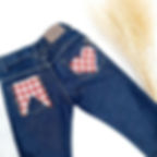calça jeans com customização para as festas juninas