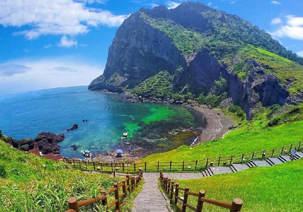 Haenyeo Fishing Village at Jeju Island