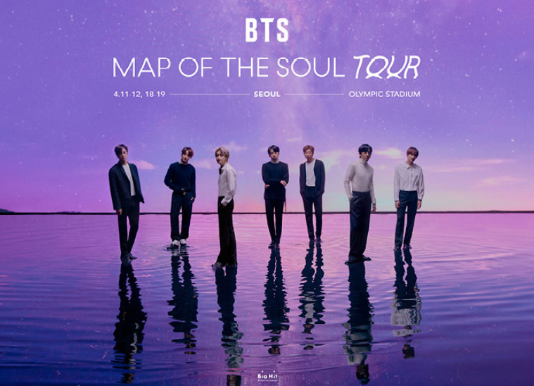 BTS Map of the Seoul Tour Concert with Ticketbay