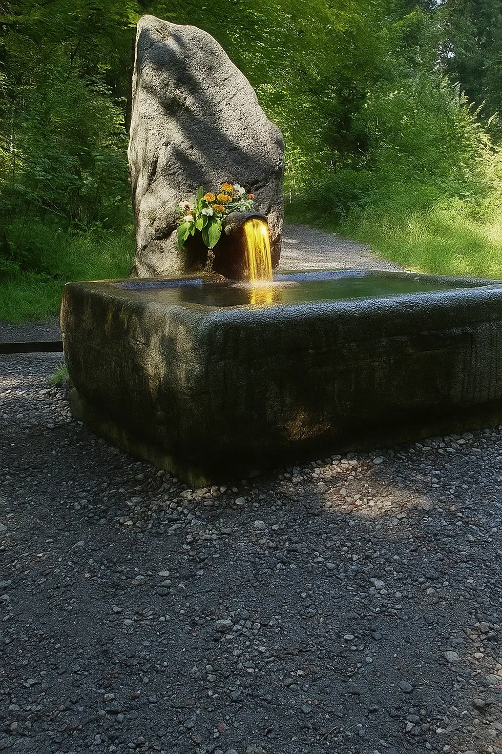 Energieheilung beim Glasbrunnen