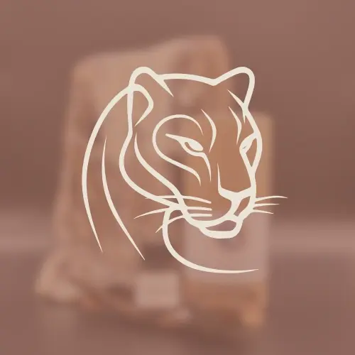 LinienzeicStillisiertes Symbolbild für die Schamanische Globuli Puma concolor – Der Panther