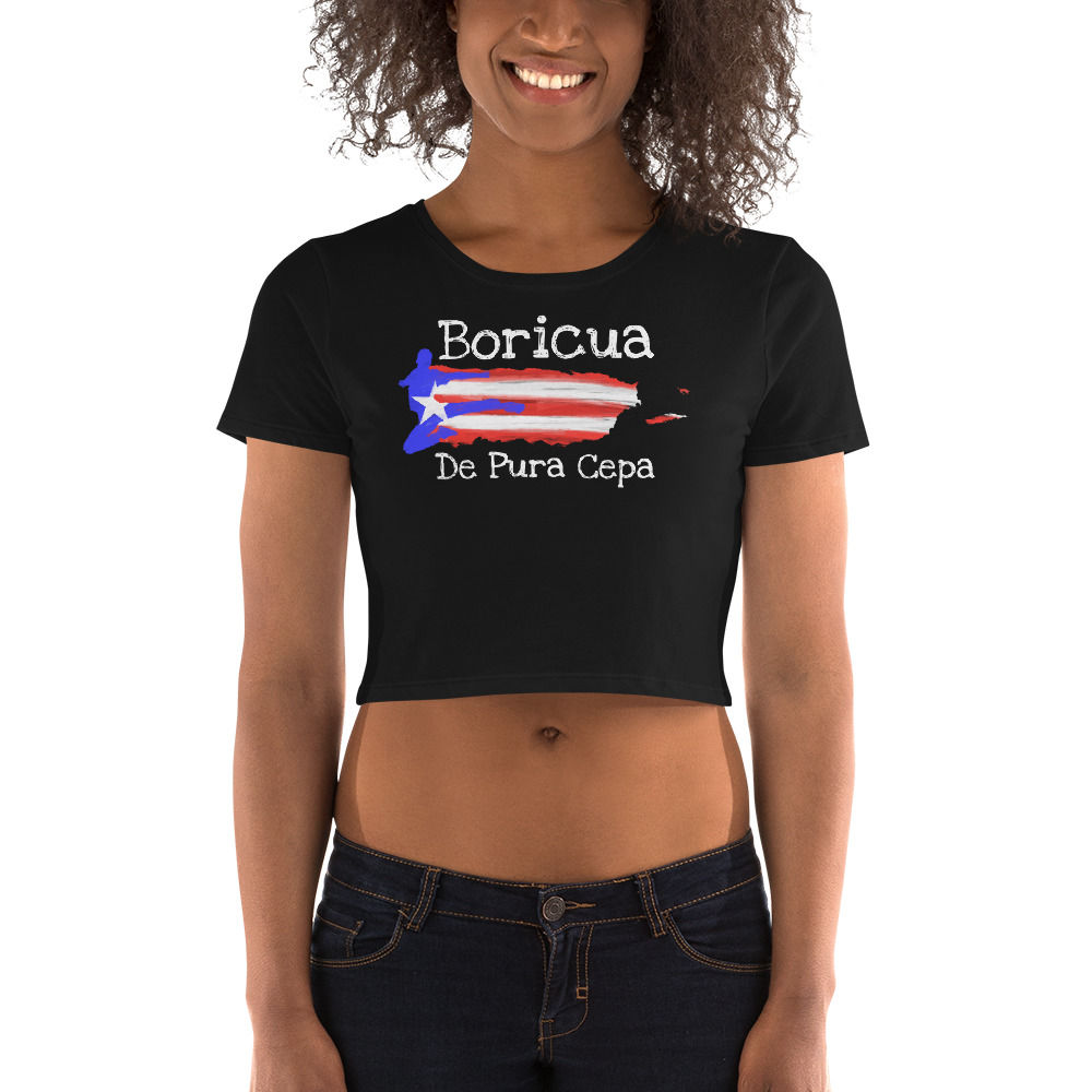 Boricua De Pura Cepa Crop Top