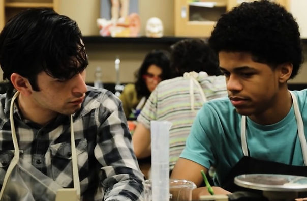 Lexter Santana and Alonsio Carrizales as Oscar and Antonio in the Short film: 'Fight' The Short was filmed by Red Twit Entertainment