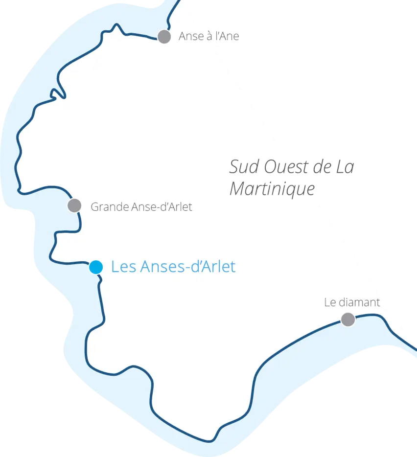 Carte Martinique
