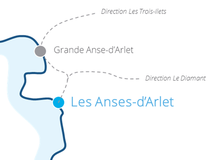 Carte des Anses-d'Arlet