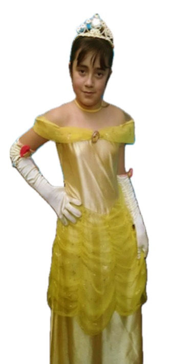 Princesa La Bella y la Bestia 8 a 10 años