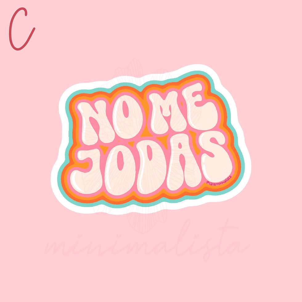 Thumbnail: No Me Jodas Sticker 