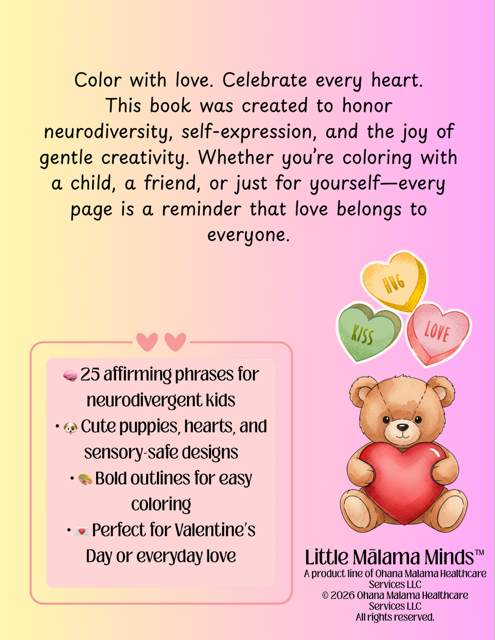 Thumbnail: Every Heart Deserves Love Neurodiversity Coloring Book
