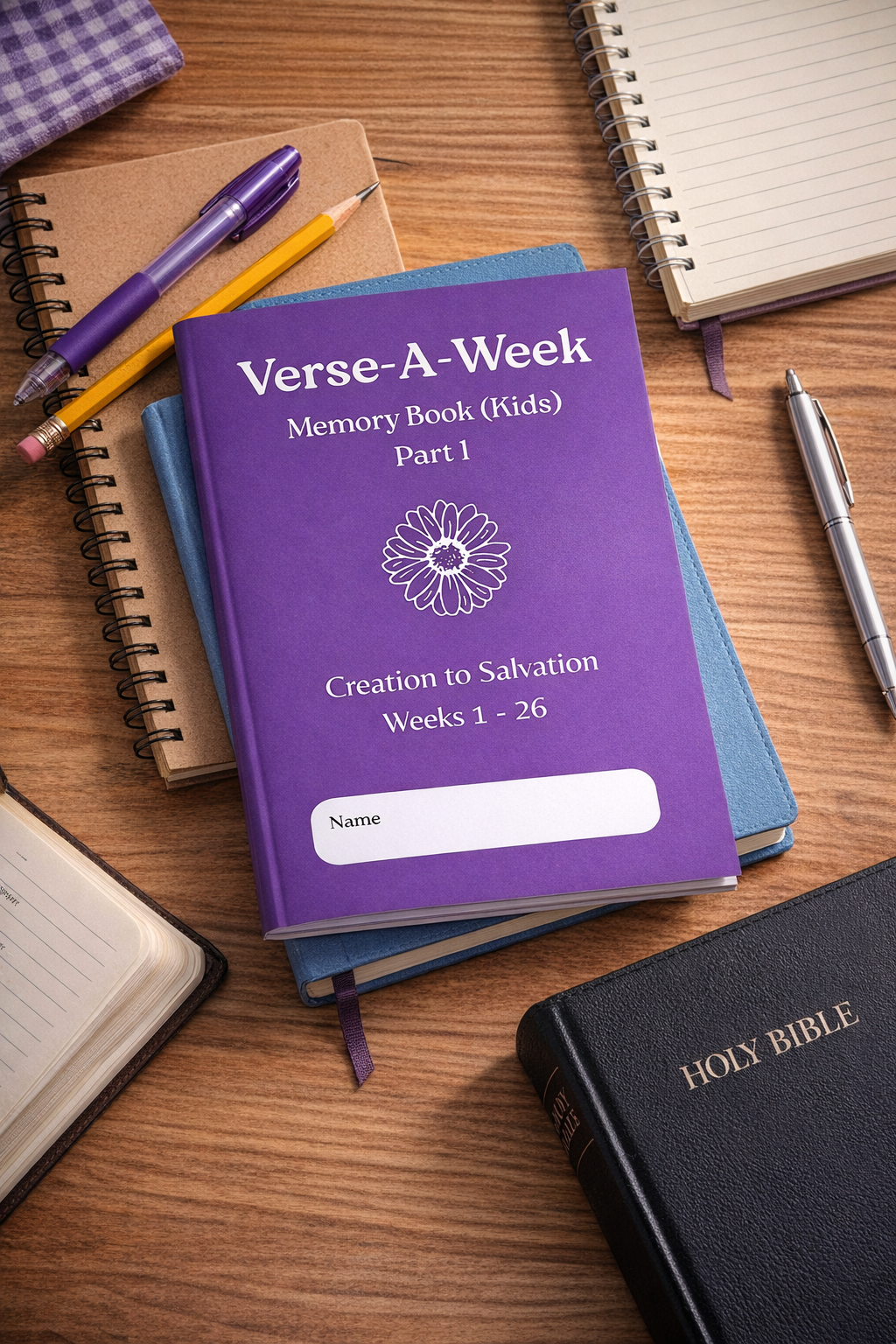 Verse-A-Week Memory Book (Level 1)