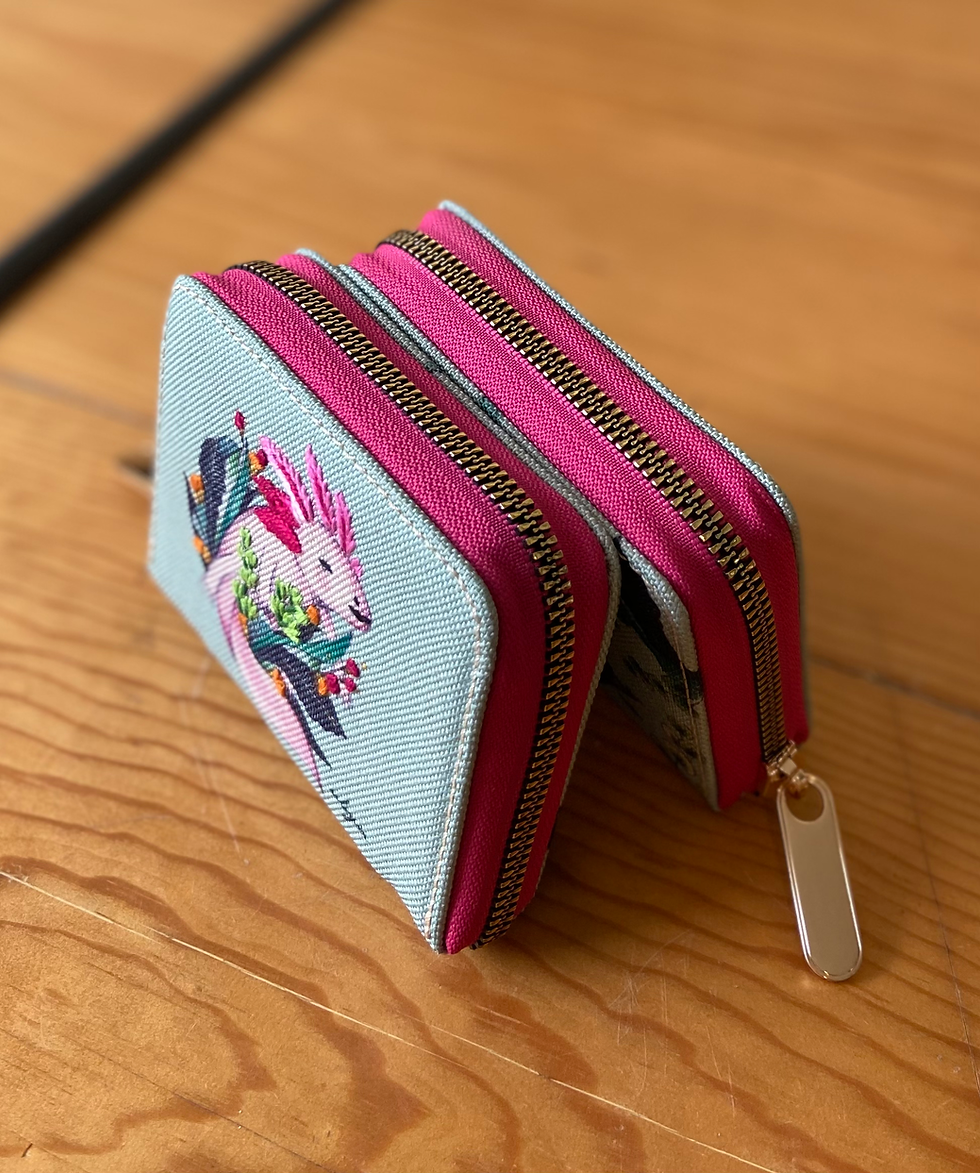 Miniatura: Cartera “axólotl”