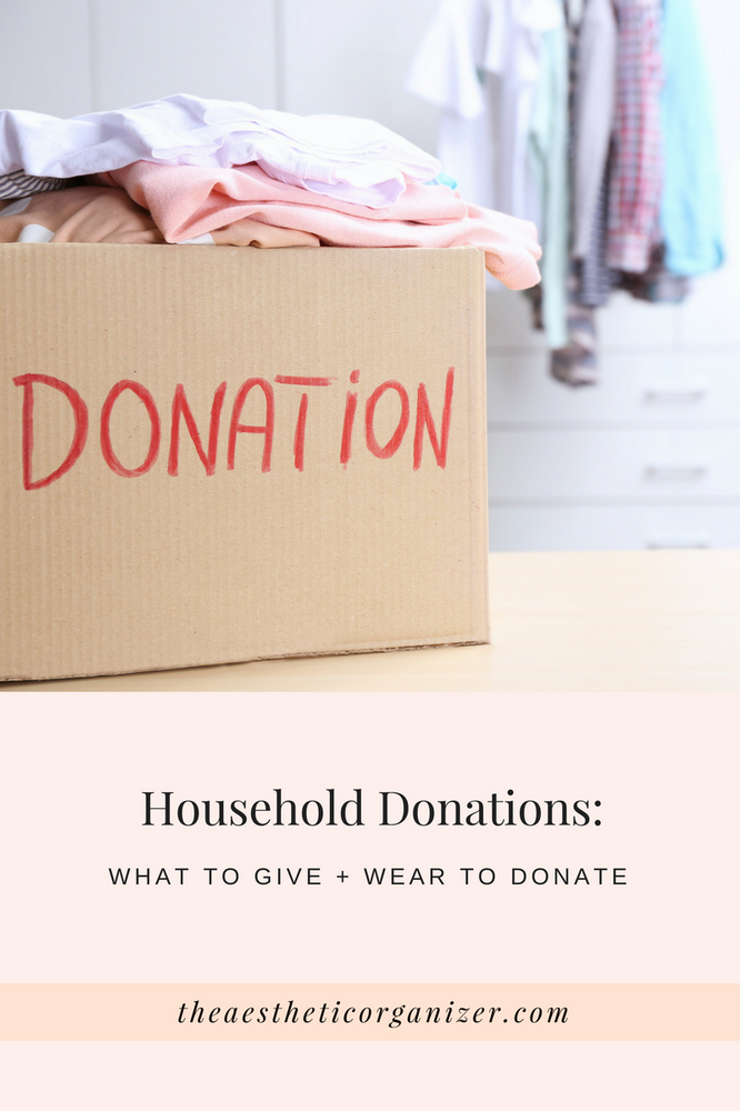 Donations What to Give + Where to Donate