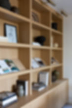 home office with sliding steel doors by Lindsey Brooke Design