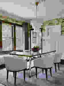 Elegant and modern formal dining room by ReDesign Home
