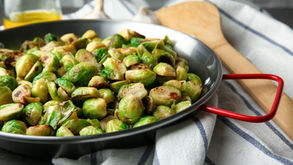Roasted Brussels Sprouts With Garlic