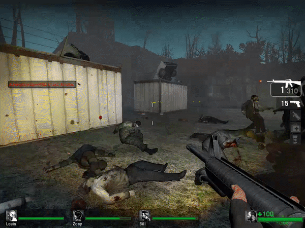 Gif of close-quarter combat