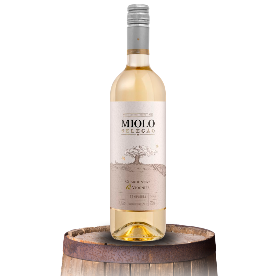 Vinho miolo seleção chardonnay & viognier