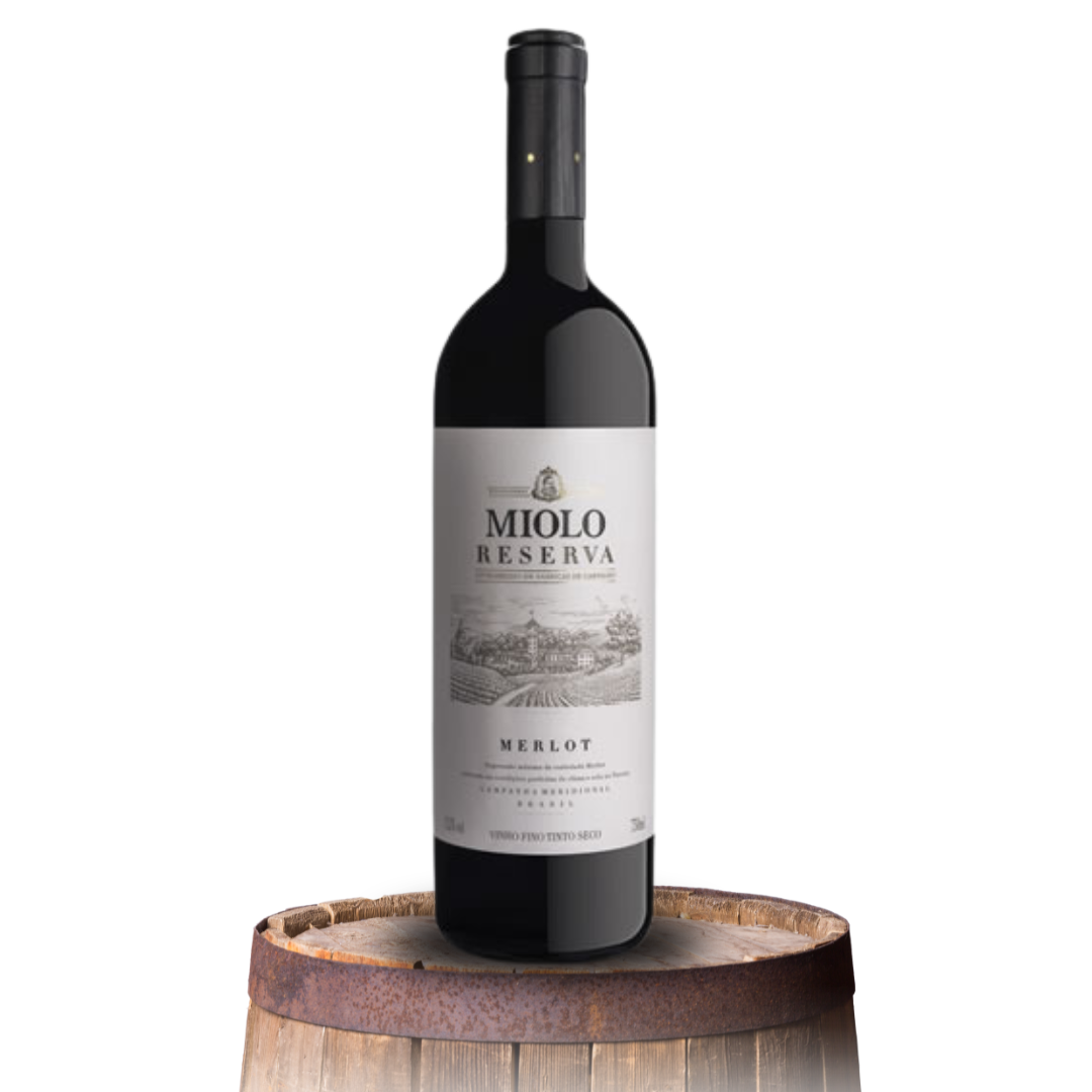 Vinho miolo reserva merlot