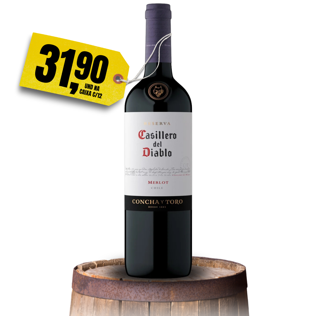 Vinho Casillero del Diablo merlot Concha y Toro