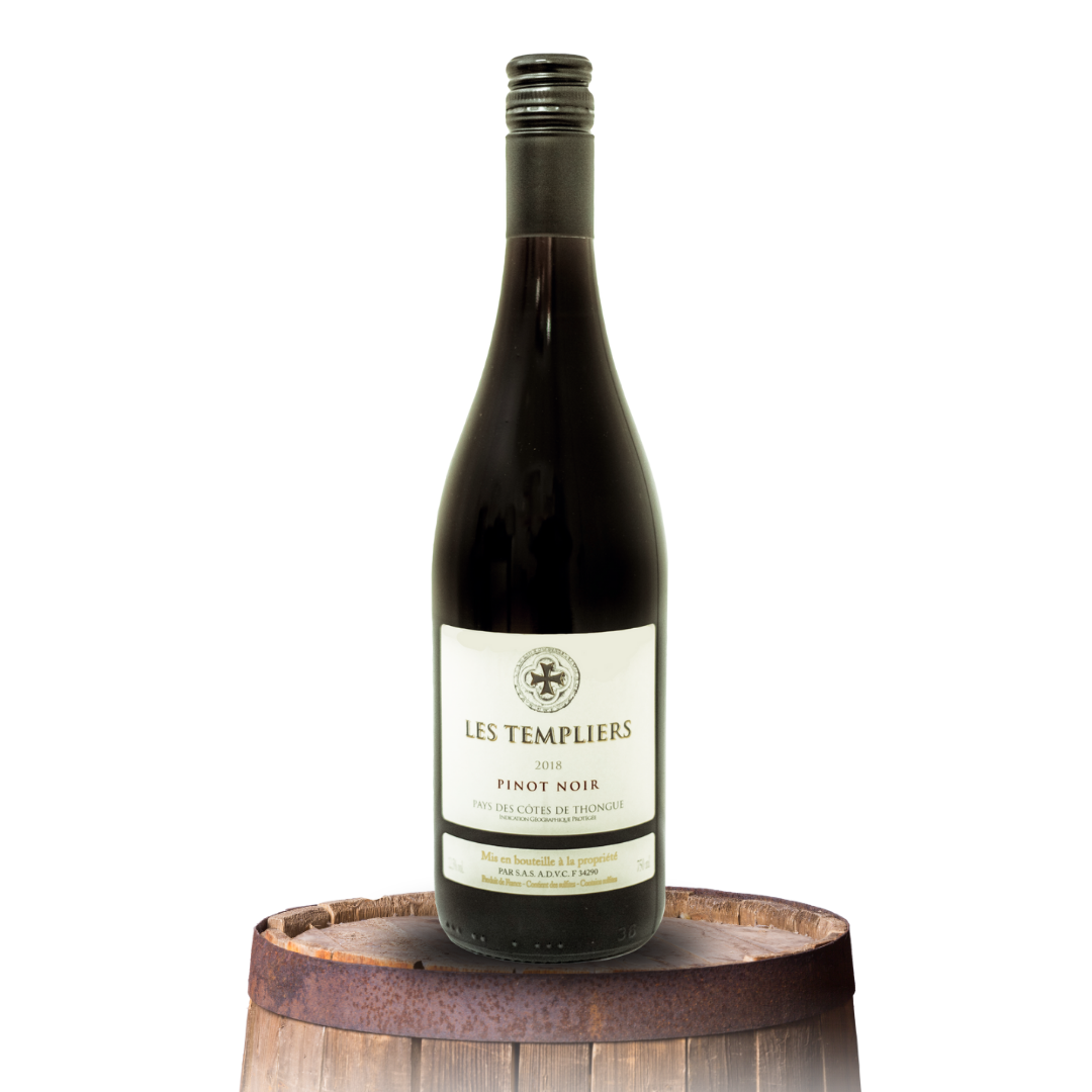 Vinho Les Templiers pinot noir tinto