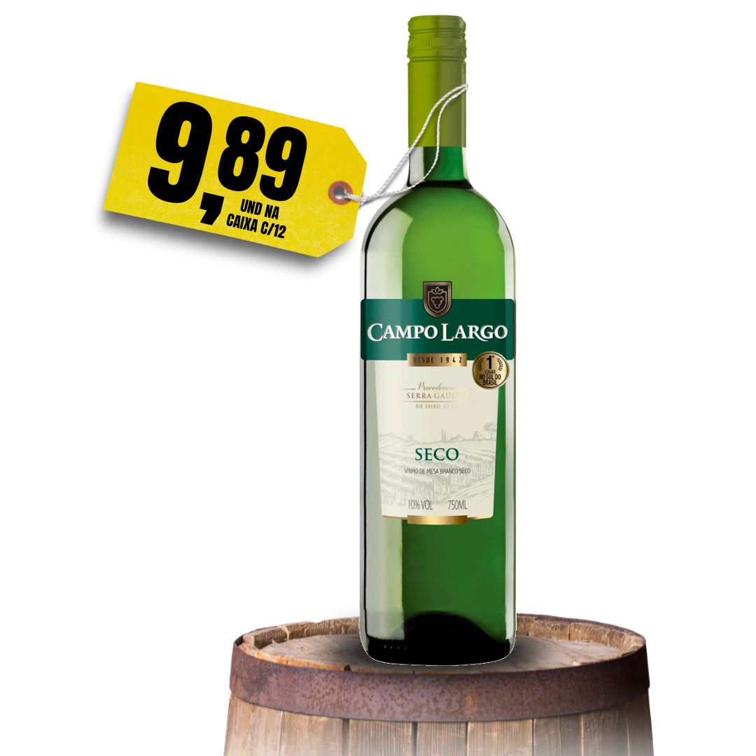 Vinho Campo Largo branco seco