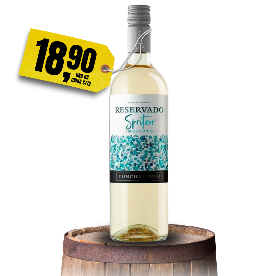 Vinho Reservado Moscato branco suave Concha y Toro