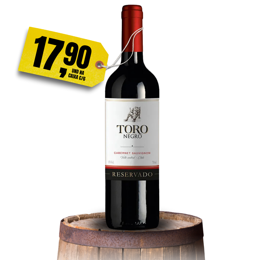 Vinho Toro Negro cabernet sauvignon 700ml - caixa com 6 und