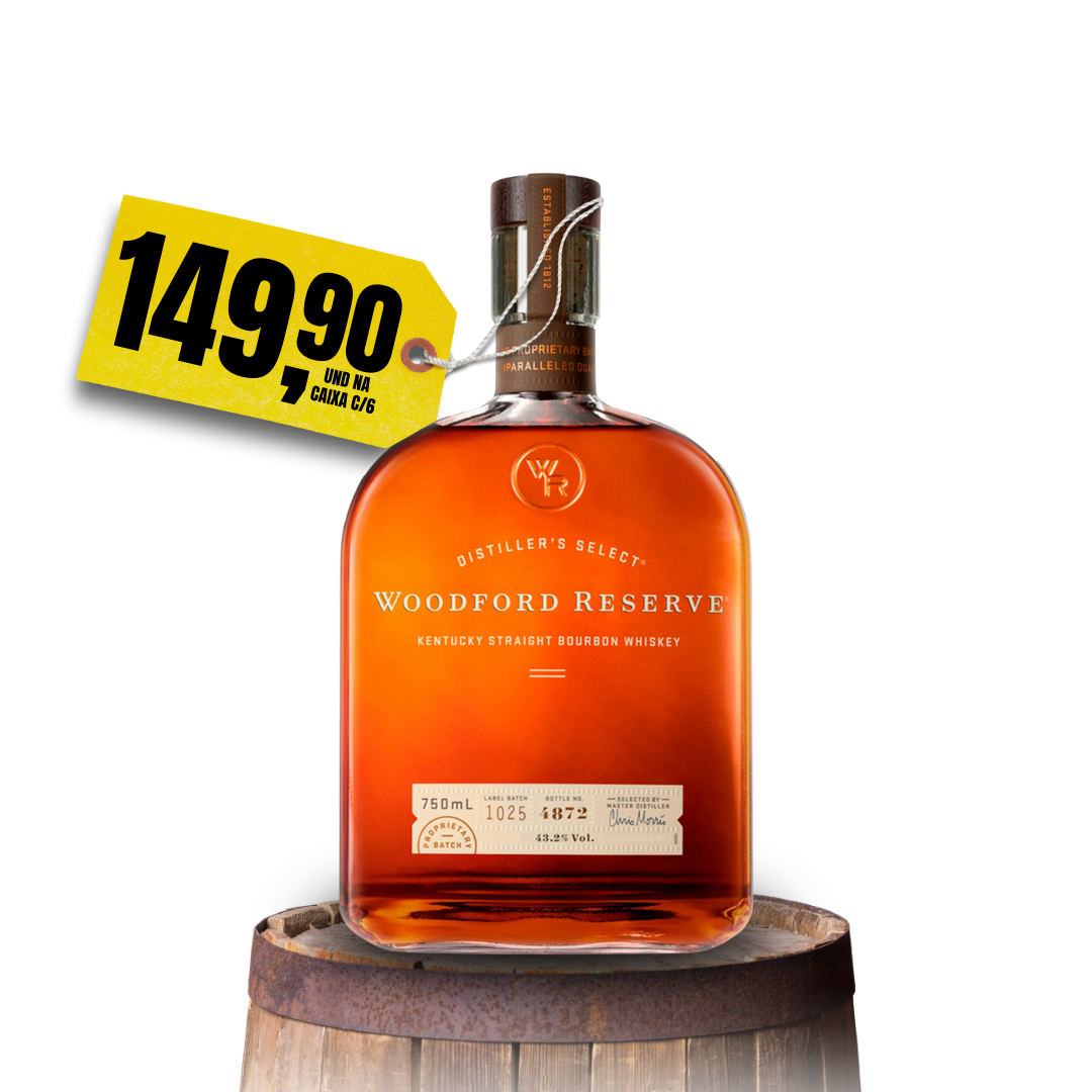 Woodford Reserve 750 ml - caixa com 6 und