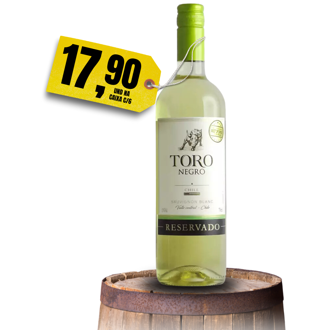 Vinho toro negro sauvignon blanc - caixa com 6 und