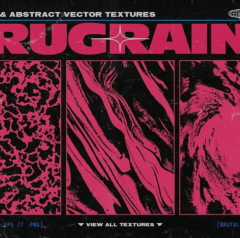 Exemplo de Poster Design Brutalista