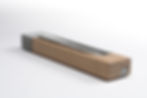 Thumbnail: Concrete and solid wood incense burner