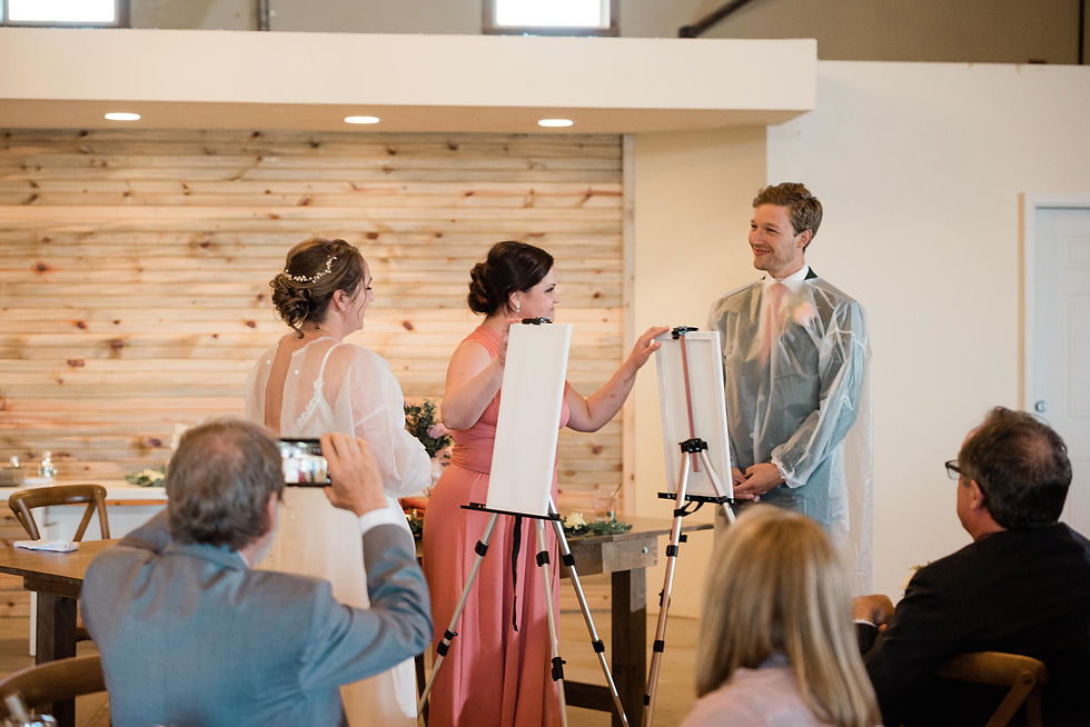 Wedding reception at the Lone Hawk Farm in Longmont, CO