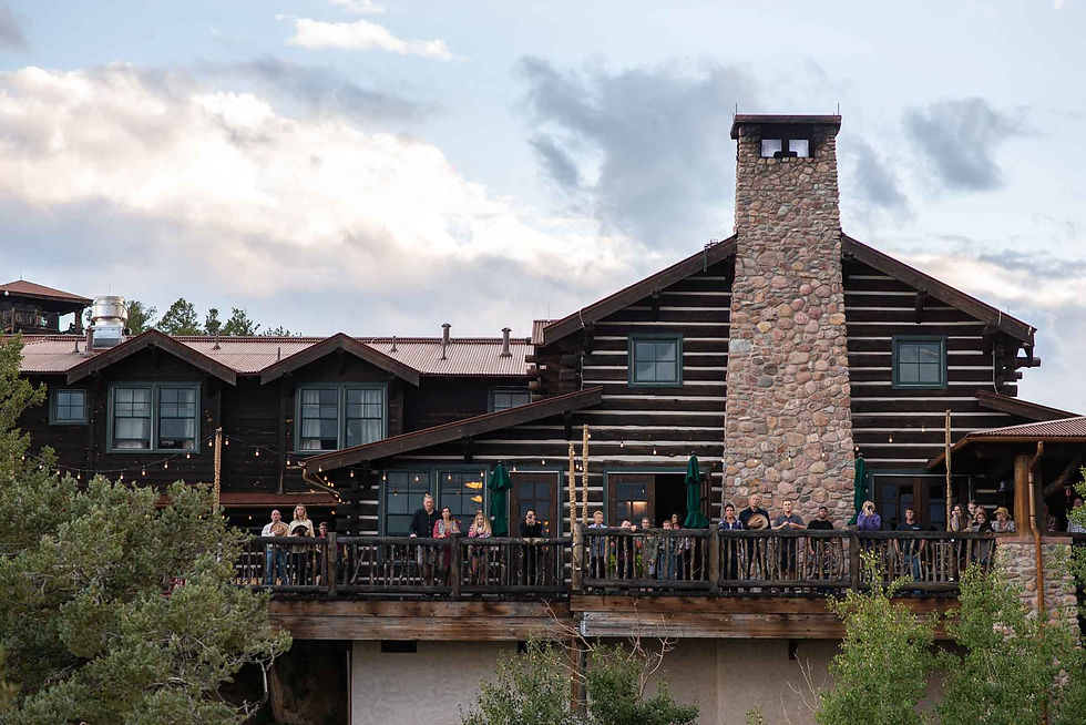 View of Cloud Camp at the Broadmoor