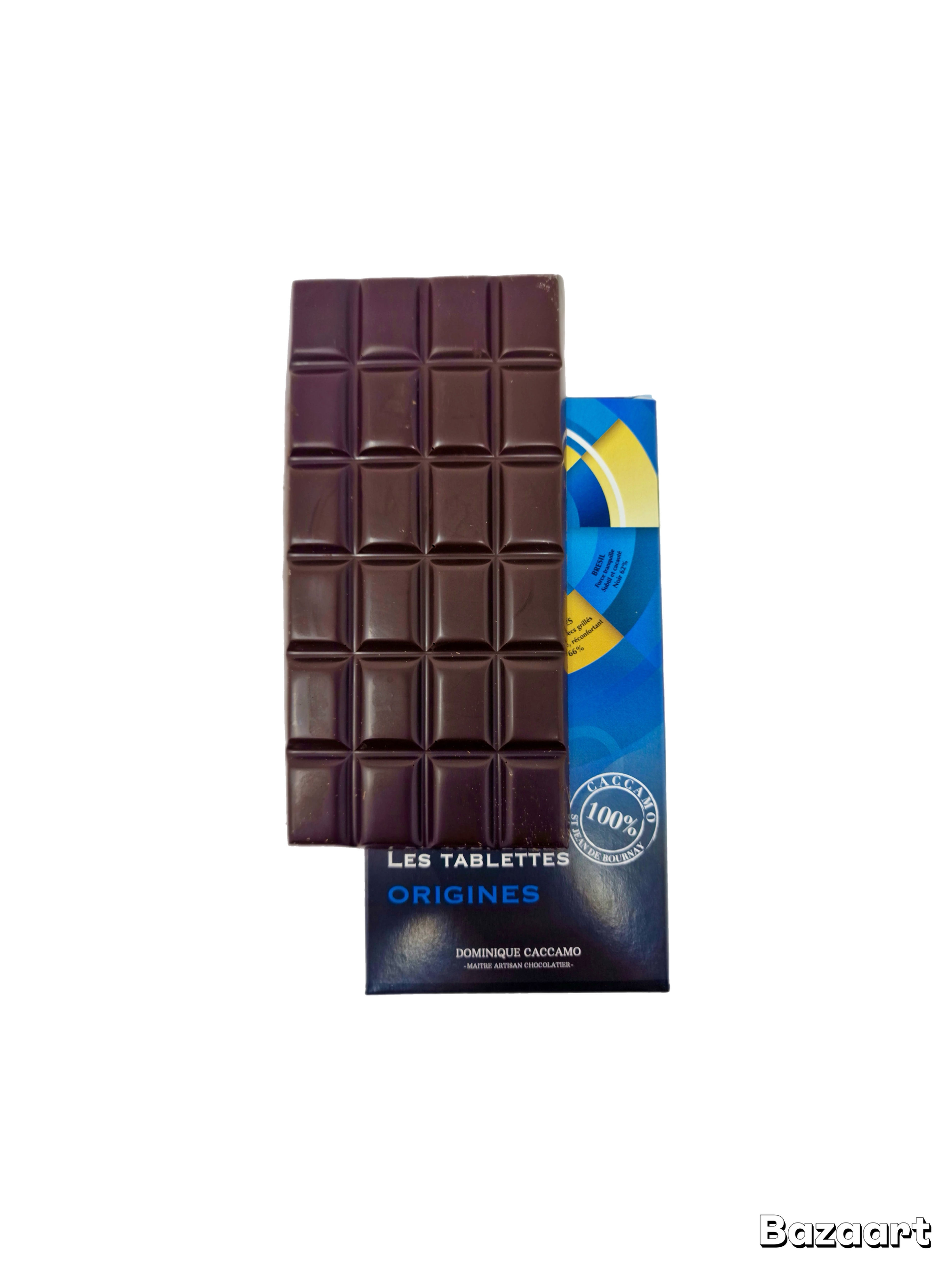 Tablette de chocolat noir Madagascar 64%