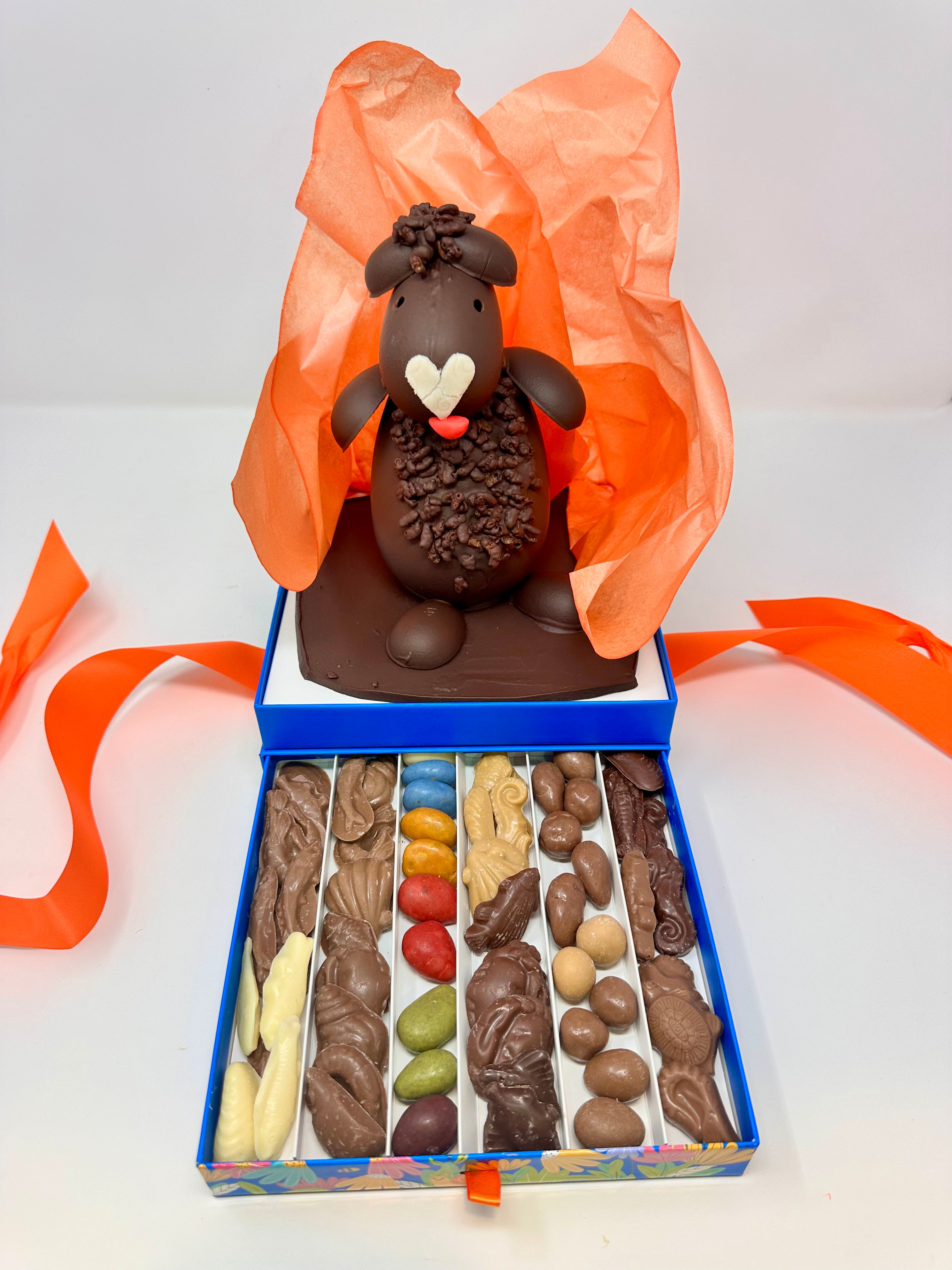 Pâques Coffret chocolat Mouton