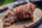 Pulled Pork with a plate salad