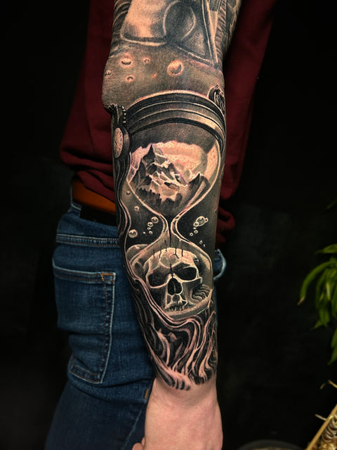 Tatuaj portret realizat de către Cătălin Soare, artist la SunTattoo Cluj-Napoca