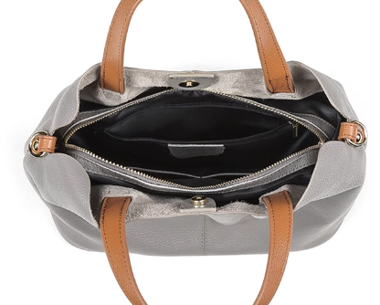 Miniatura: Borsa a mano  in vera pelle