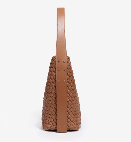 Miniatura: Borsa a mano intrecciata in pelle