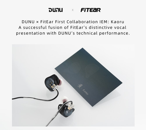 DUNU x FitEar 薫 Kaoru 有線イヤホン DUNU | Kaoru DUNU x FitEar (Limited Collab)