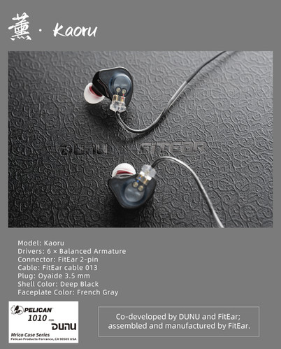 DUNU | Kaoru DUNU x FitEar (Limited Collab)