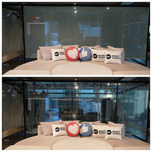 ฟิล์มไฟฟ้า กระจกเปลี่ยนสีได้ Smart Film www.tifglass.com
