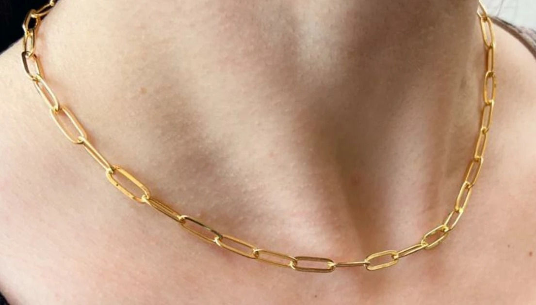 Choker eslabones delgados