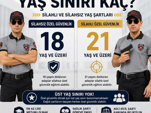 Özel Güvenlik Olmak İçin Yaş Sınırı Kaçtır