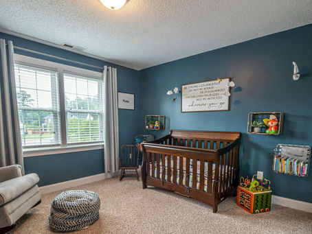 A clean, organized nursery