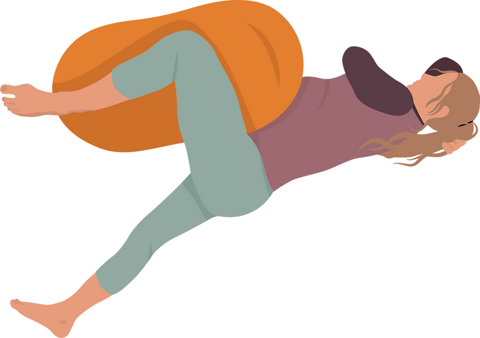 Exaggerated Side Lying
