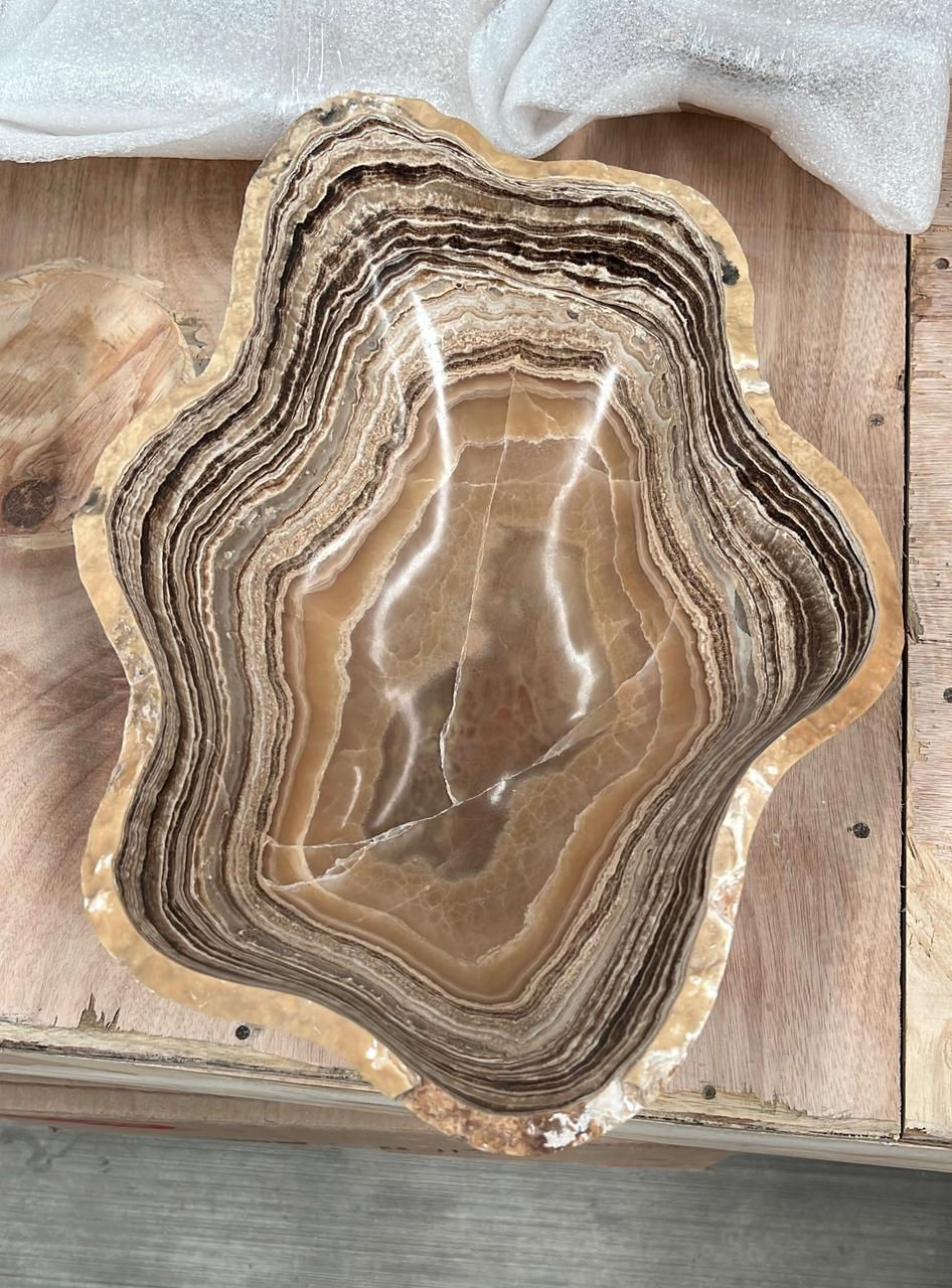 IRREGULAR ONYX LARGE BOWL