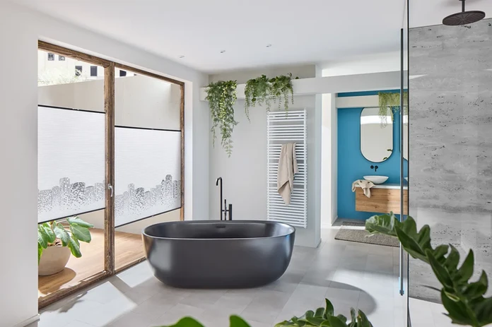 Plissee für Badezimmer und Feuchträume
