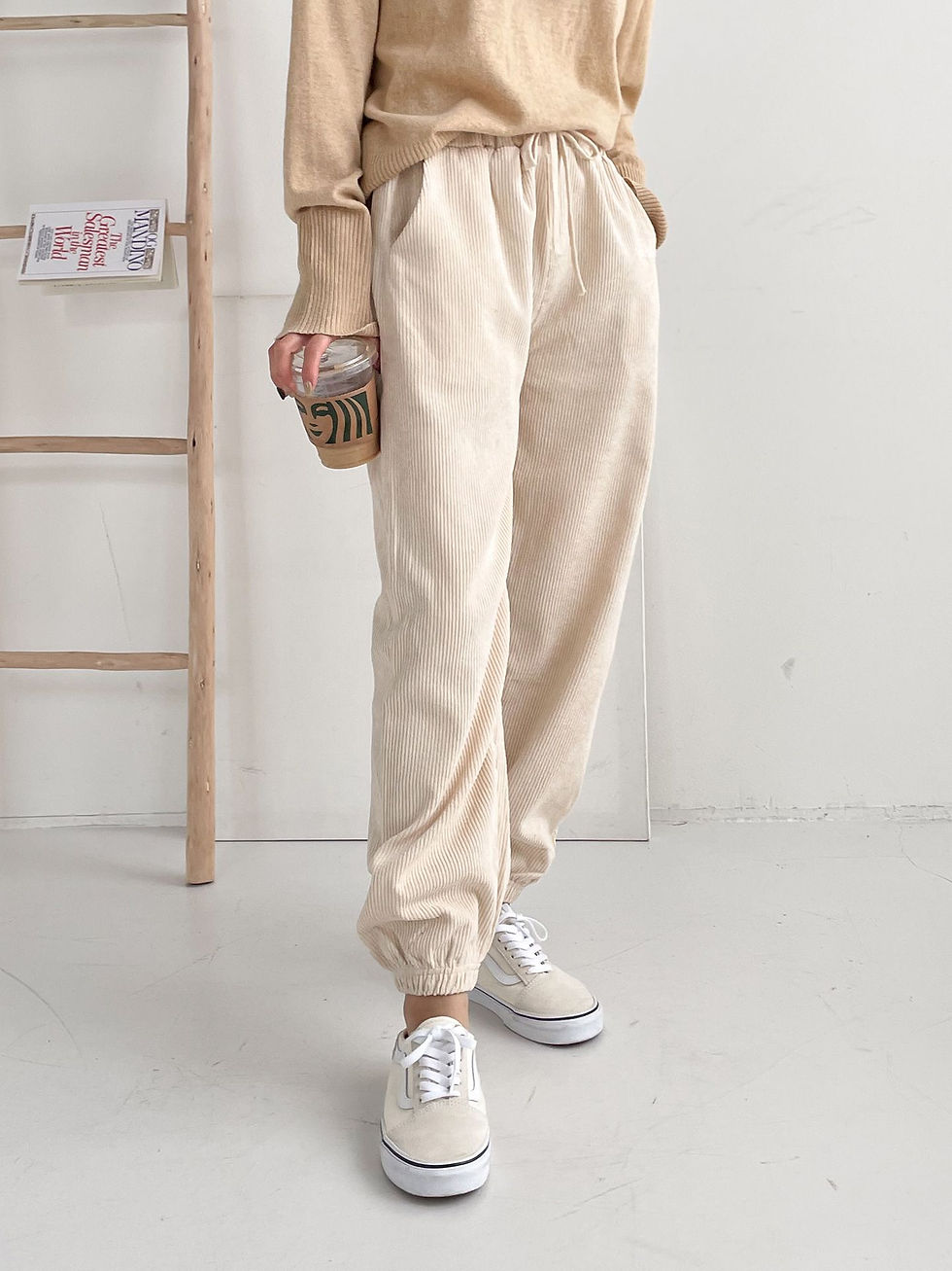 섬네일: [5color] 골덴 조거 팬츠 트레이닝 바지